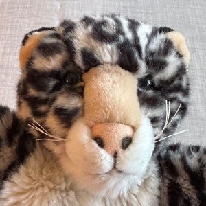 Ravensden Leopard Plush Hand Puppet • Wildlife Learning & Storytelling Toy